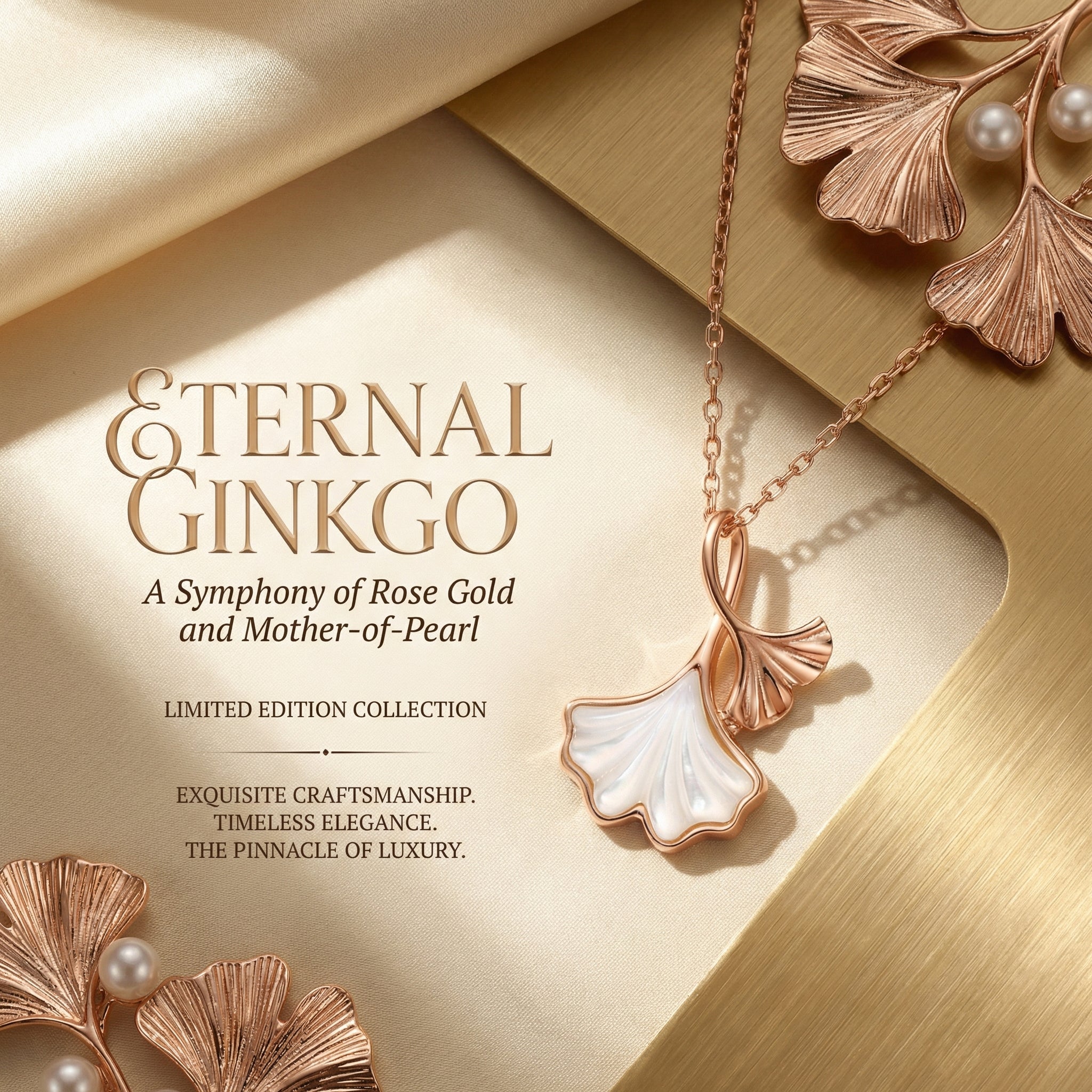 Eternal Leaf Mother-of-Pearl Necklace
