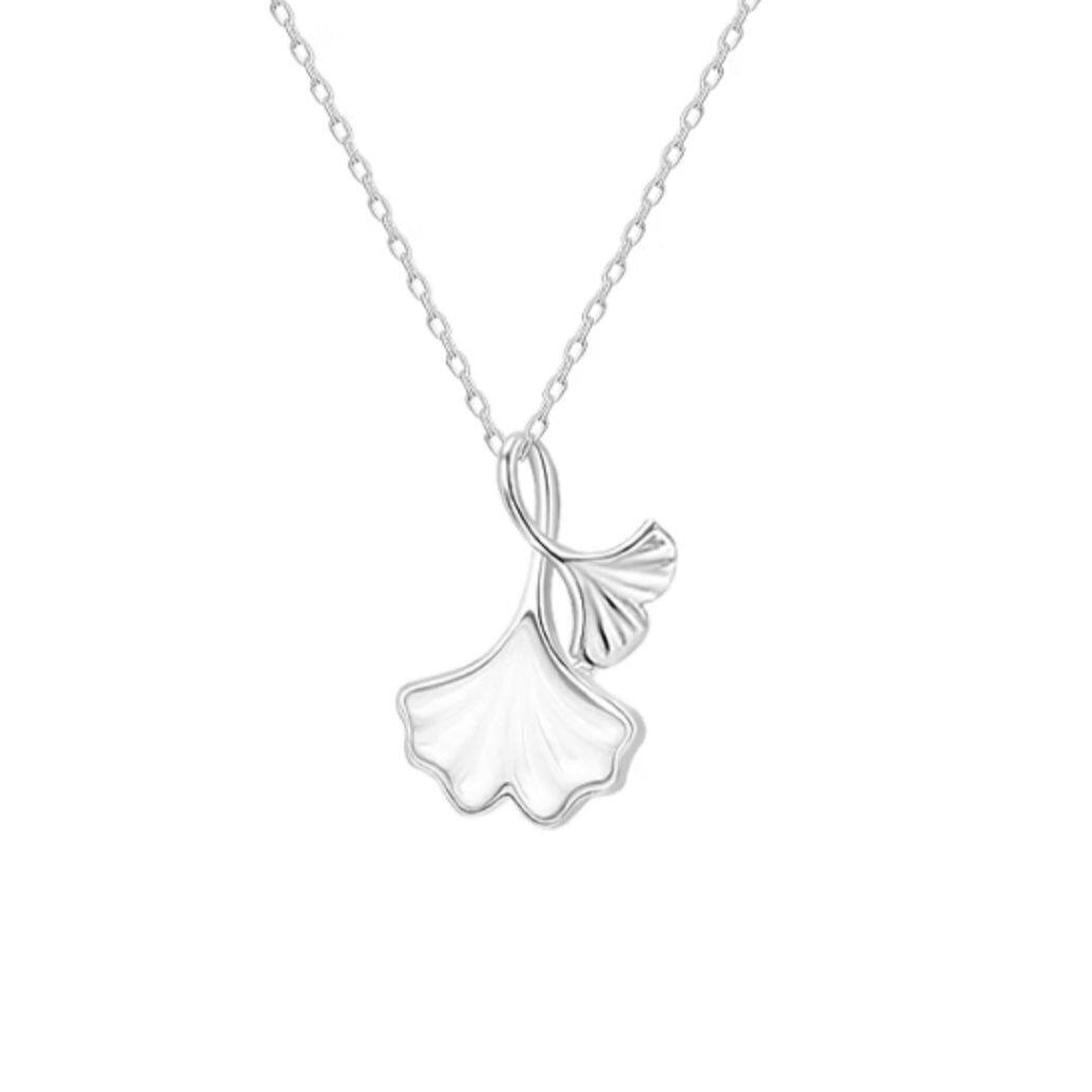 Eternal Leaf Mother-of-Pearl Necklace