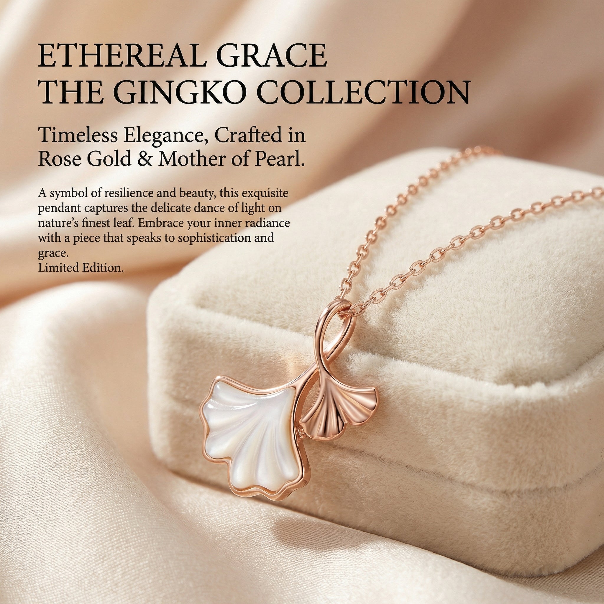 Eternal Leaf Mother-of-Pearl Necklace