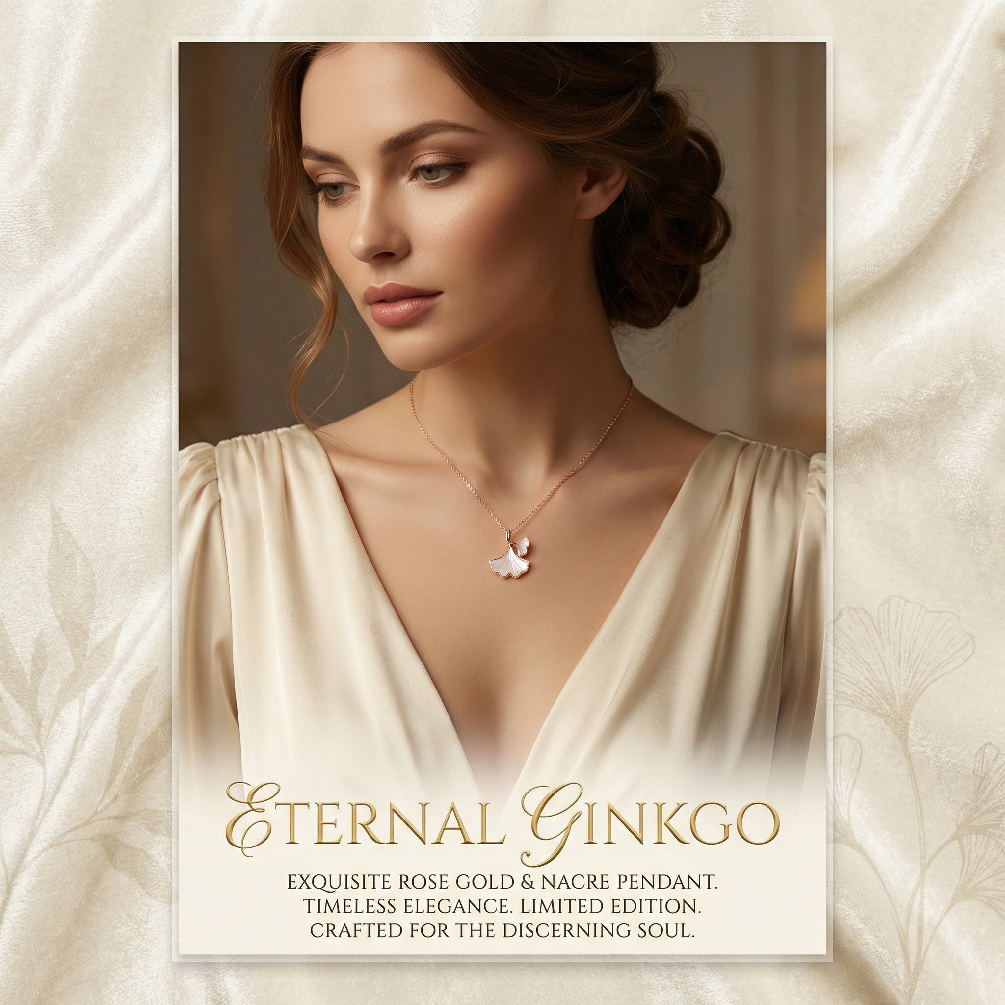 Eternal Leaf Mother-of-Pearl Necklace